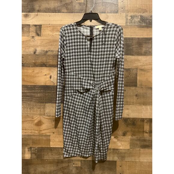 Michael Kors Women’s Twist Hardware Cut-Out Dress-Polka Dot - Small - Picture 9 of 9